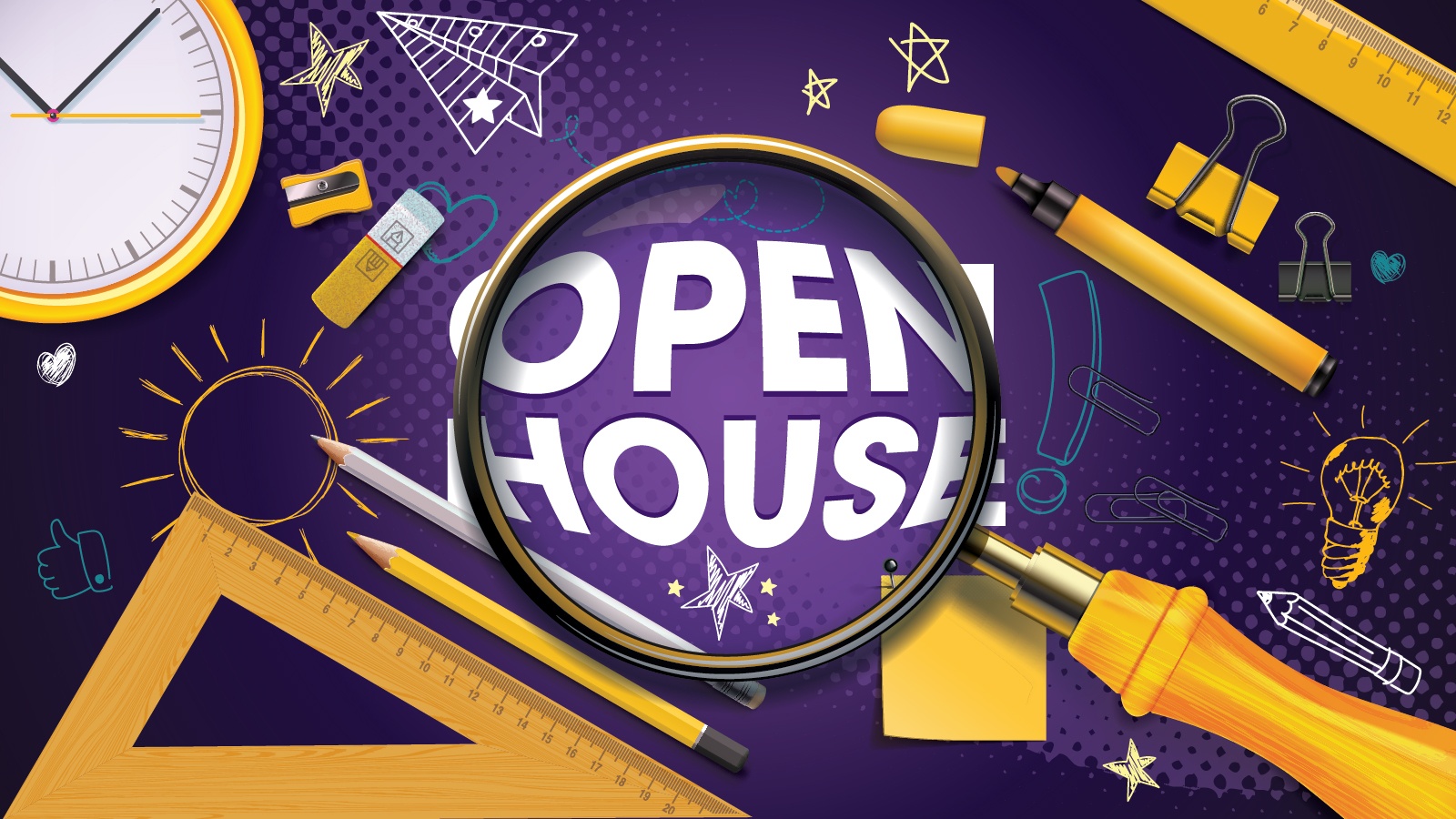 Illustration of School Supplies